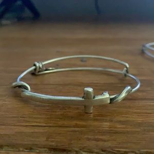 Alex and Ani Cross Bracelet